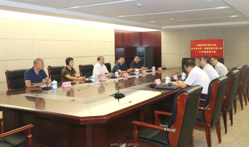 陳向陽會見泰州市黨史方志辦公室主任、檔案館館長張士林一行